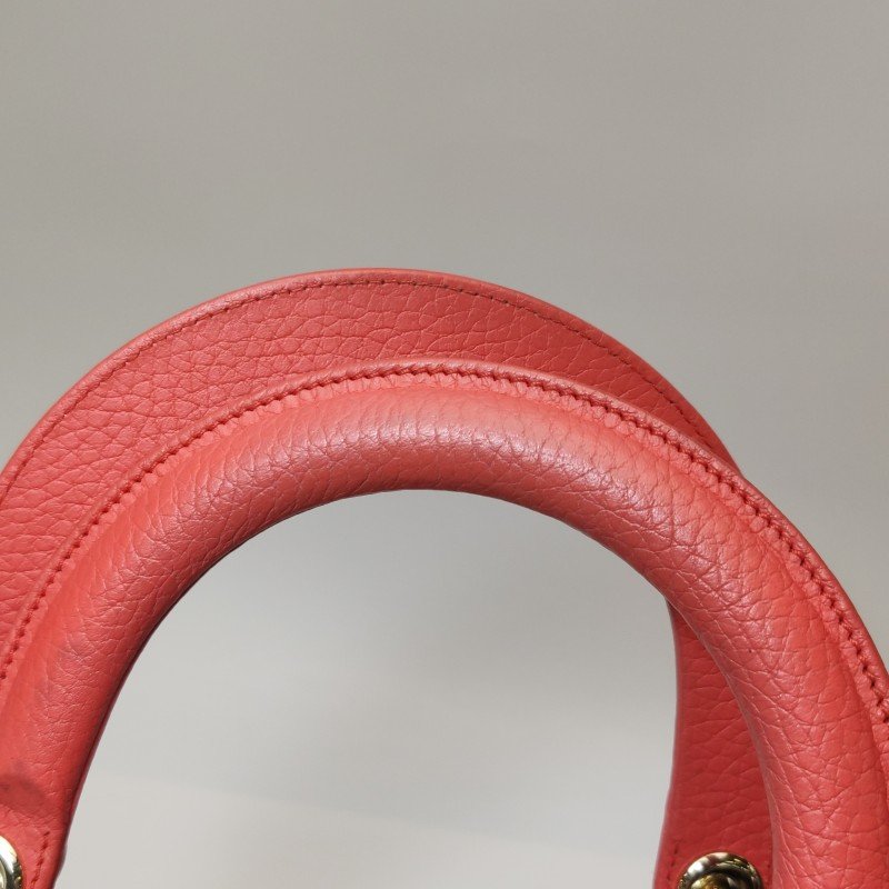 Dior Diorissimo 大號 牛皮 純色 Dior 字母 吊飾 手提包-17