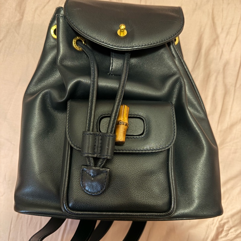 gucci竹節迷你雙肩包-0