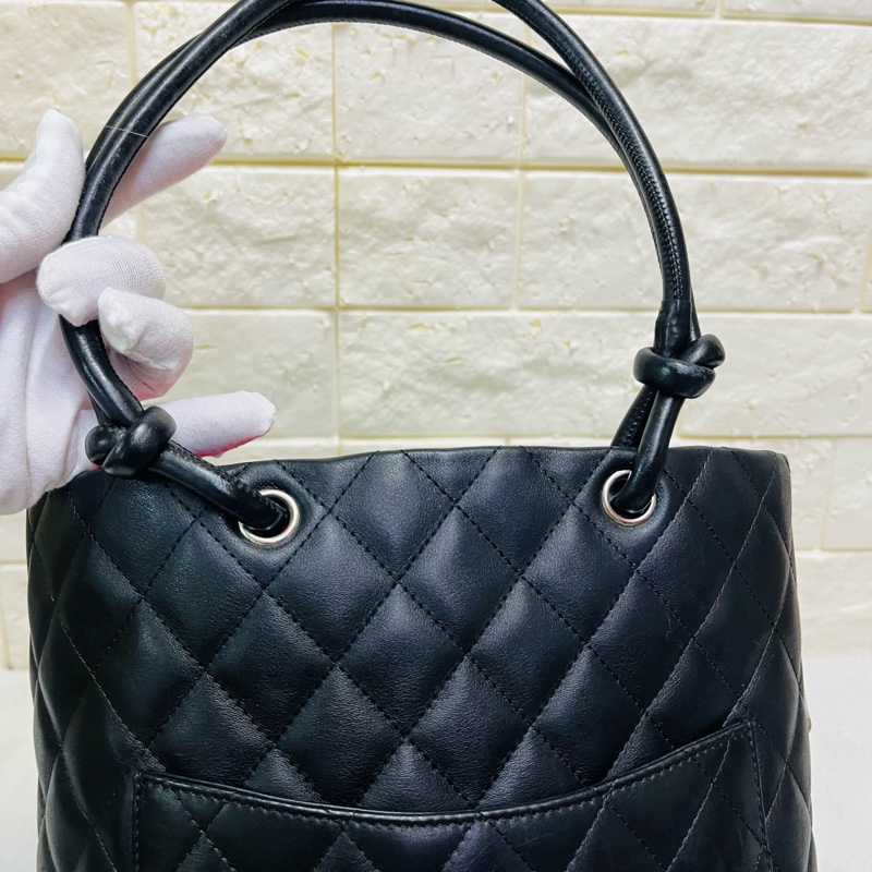 Chanel黑白康鹏菜籃子-18