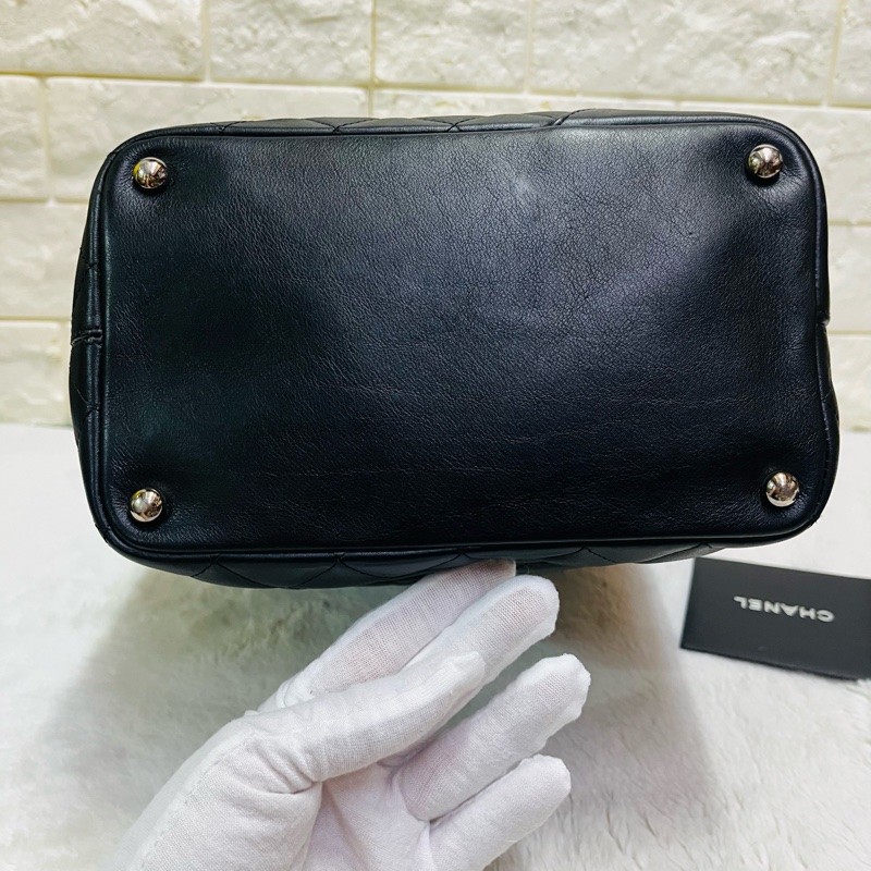 Chanel黑白康鹏菜籃子-20