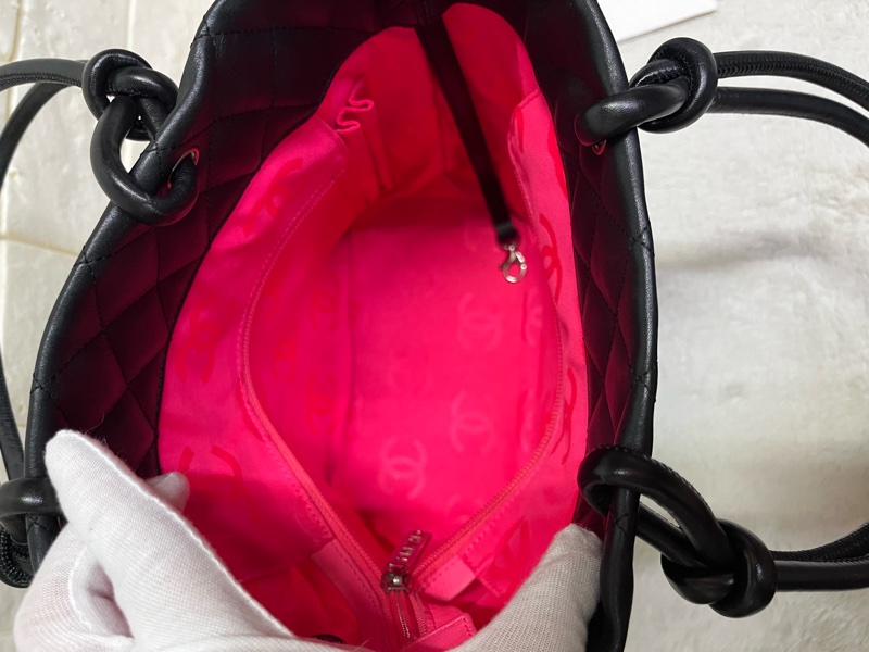 Chanel黑白康鹏菜籃子-27