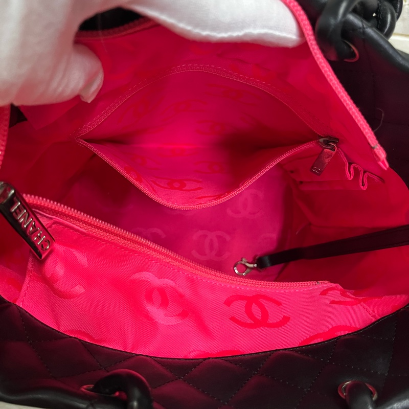 Chanel黑白康鹏菜籃子-30