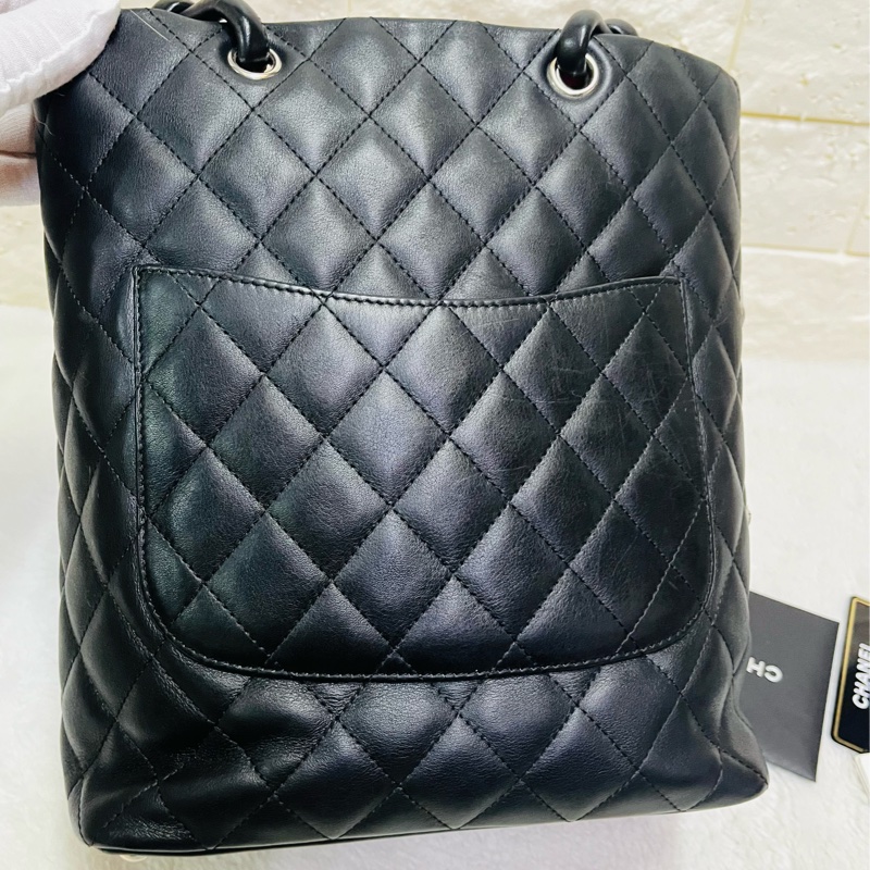 Chanel黑白康鹏菜籃子-44