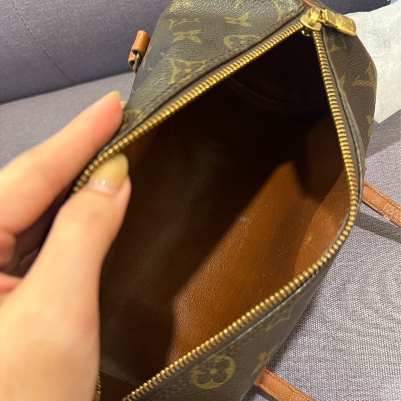 二手古著 LV 路易威登 二手圓筒包 26cm vintage 巴比龍-4