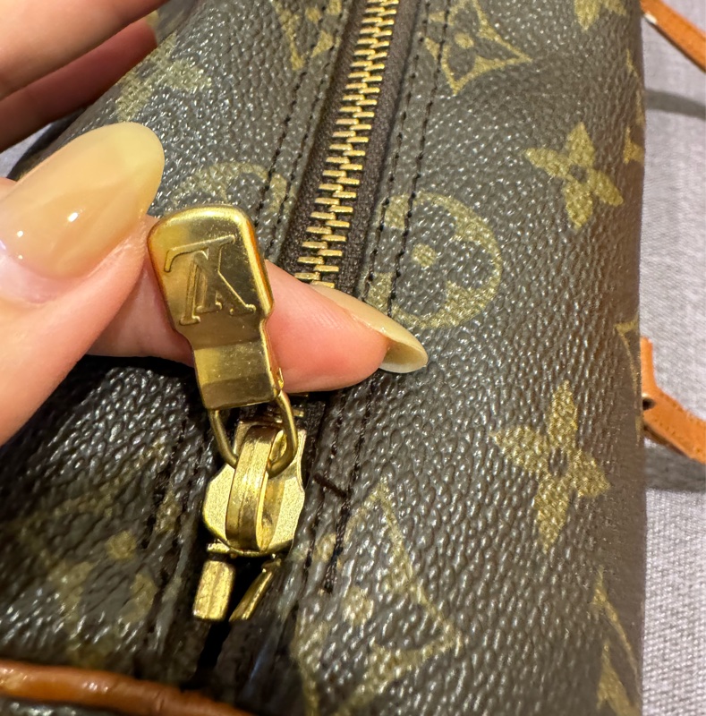 二手古著 LV 路易威登 二手圓筒包 26cm vintage 巴比龍-5