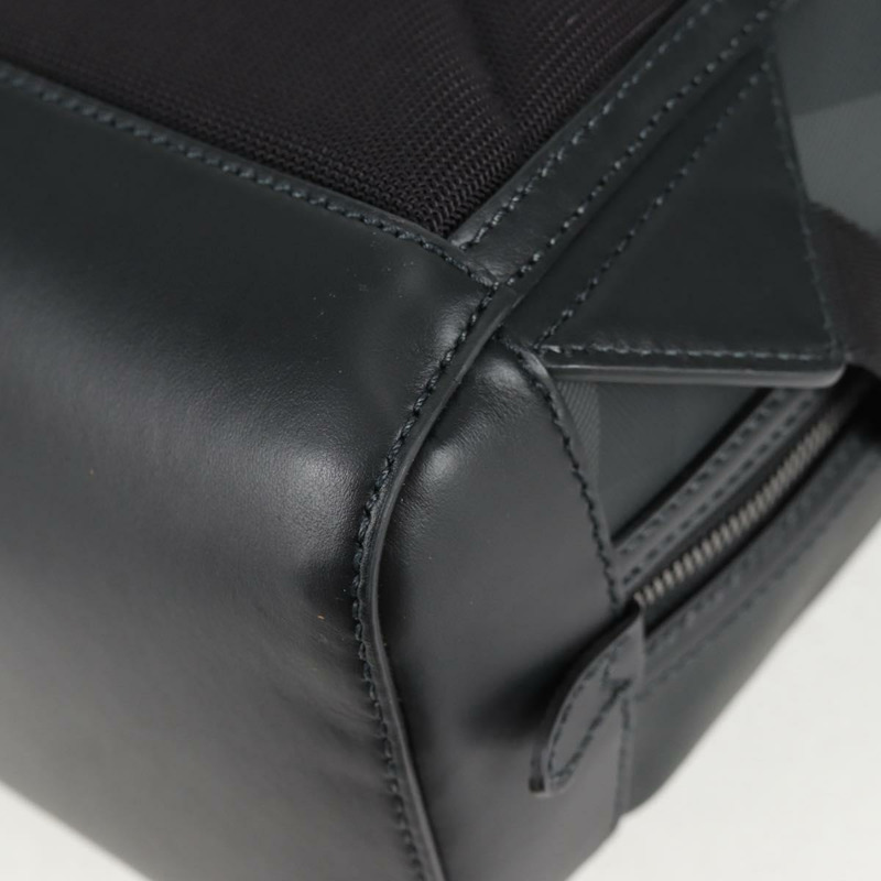 【日本直送】BURBERRY Nova 格紋背包 PVC 黑色 正品 BA4518-9