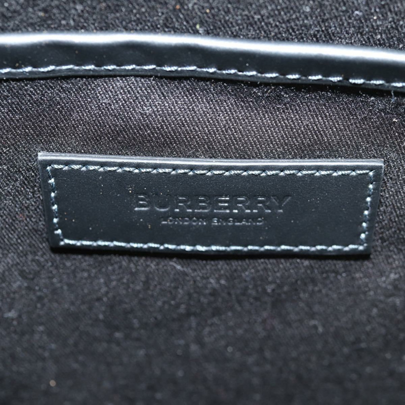 【日本直送】BURBERRY Nova 格紋背包 PVC 黑色 正品 BA4518-20