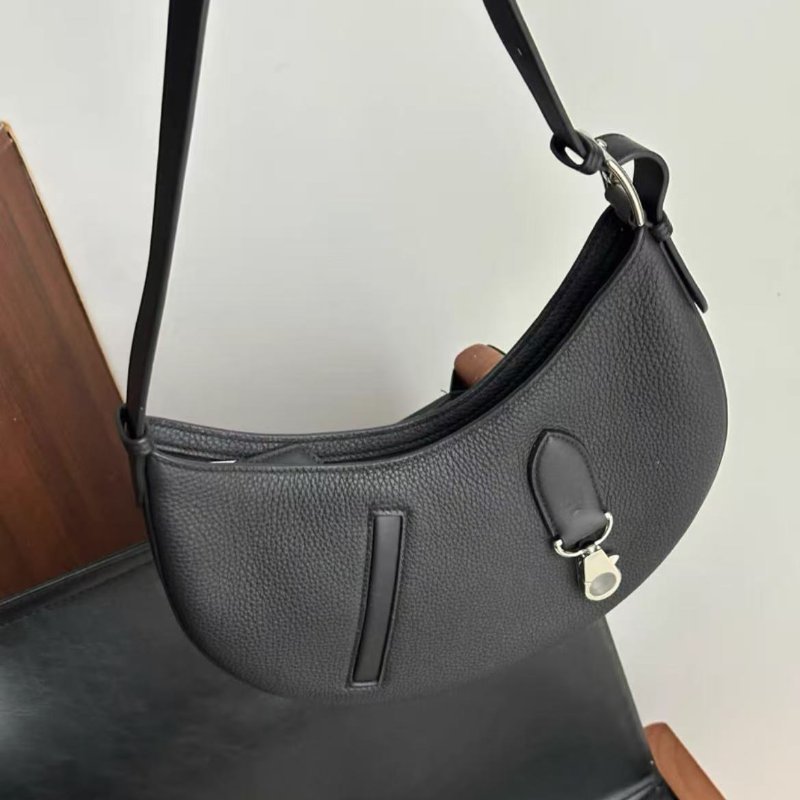 hermes arcon黑銀月亮包小號肩背包 28×15.5×3cm 全新配件塵袋-4