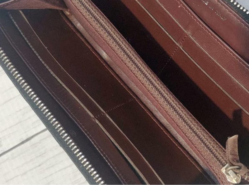 Chanel 小香AP0242 黑色羊皮 菱格紋 銀扣 ㄇ拉長夾 *# 這價格必買 8新  尺寸 (公分) 10.5x19.5x2CM-4