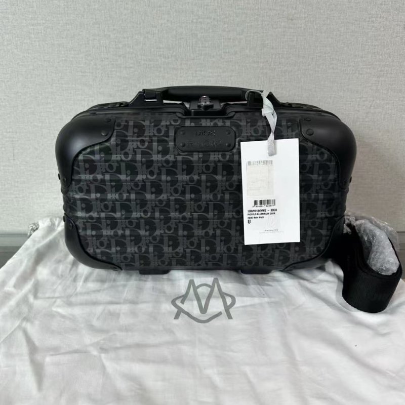 ✨DIOR/ Rimowa聯名款老花行李箱化妝箱 37*24*16 全新閒置 配件塵袋吊牌-0