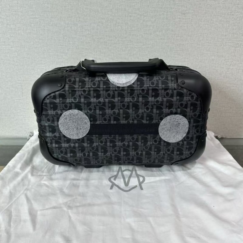 ✨DIOR/ Rimowa聯名款老花行李箱化妝箱 37*24*16 全新閒置 配件塵袋吊牌-5