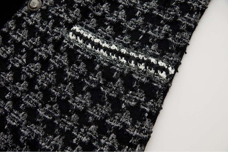 ❤️ CHANEL 氣質千鳥格紋經典外套-4