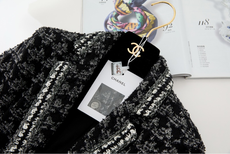 ❤️ CHANEL 氣質千鳥格紋經典外套-6