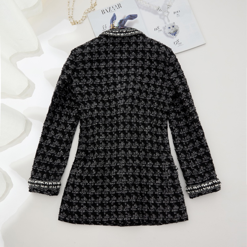 ❤️ CHANEL 氣質千鳥格紋經典外套-7