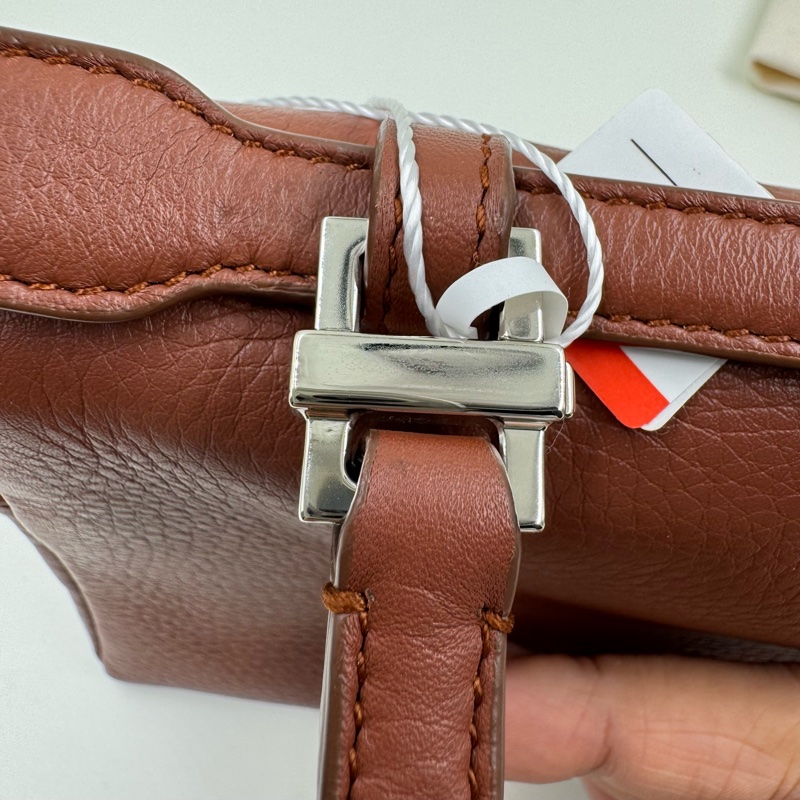 Loro Piana / 諾悠翩雅 19 磚紅色飯盒包-13