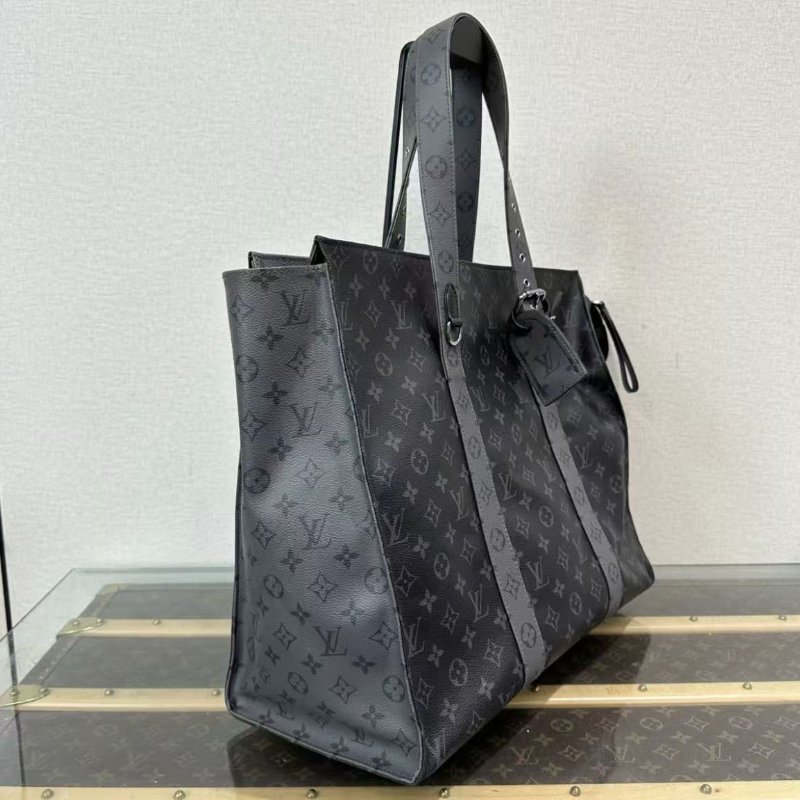 ✨LV NewCabas Zippe黑花托特包 44*38*18 98新 配件塵袋-1