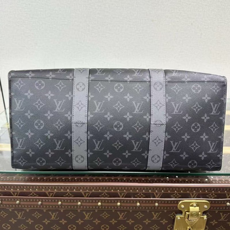 ✨LV NewCabas Zippe黑花托特包 44*38*18 98新 配件塵袋-3