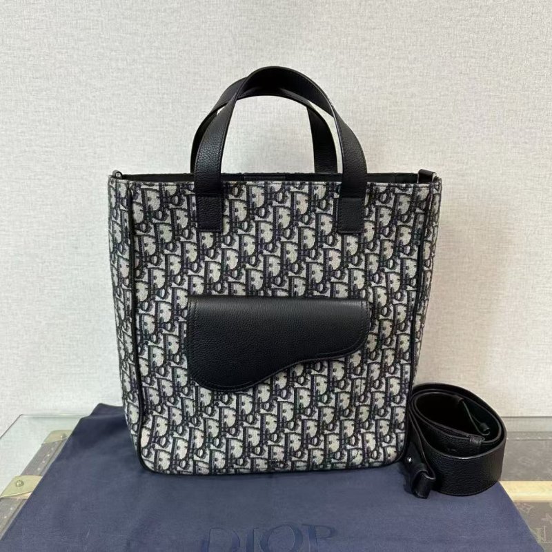 ✨DIOR 老花homme tote手提肩背斜背包 30*32*10 98新配件塵袋-0