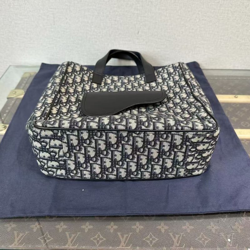 ✨DIOR 老花homme tote手提肩背斜背包 30*32*10 98新配件塵袋-3