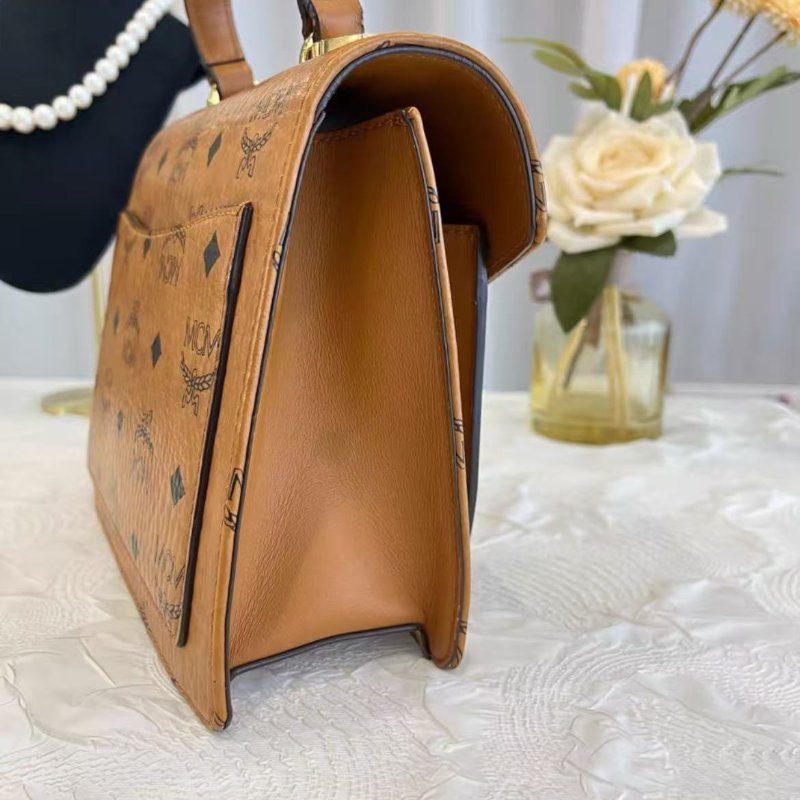 ✨MCM 老花郵差包21*16.5*8 98新-5