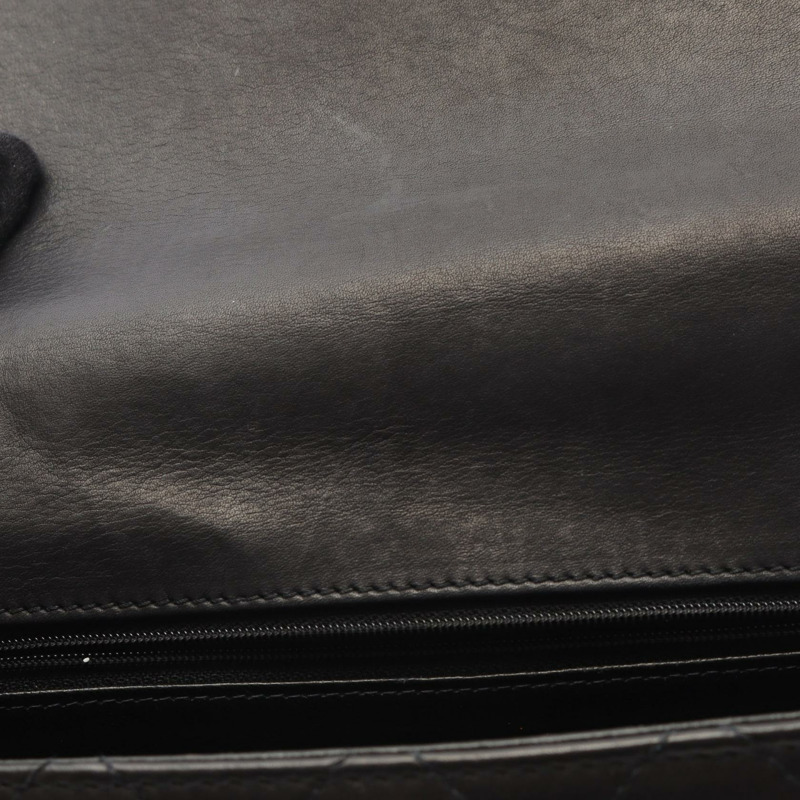 CHANEL Matelasse 手提包 小羊皮 綿羊皮 黑色 二手 女款 CC Coco-7