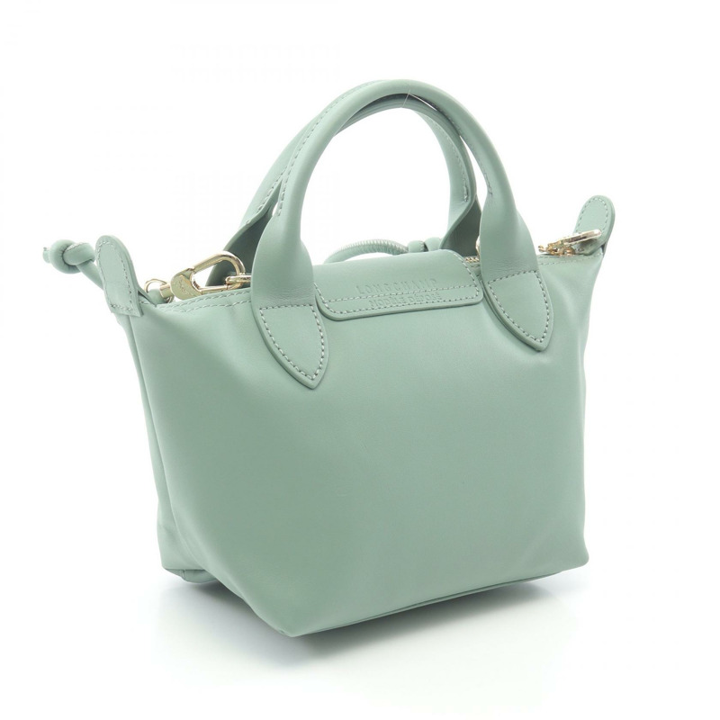 Longchamp Le Pliage Extra XS 肩背包 L1500HGV282 皮革 綠色 全新-1