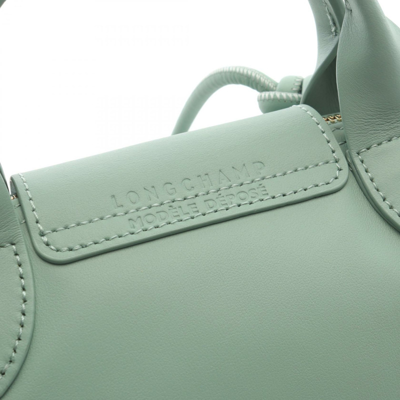Longchamp Le Pliage Extra XS 肩背包 L1500HGV282 皮革 綠色 全新-3
