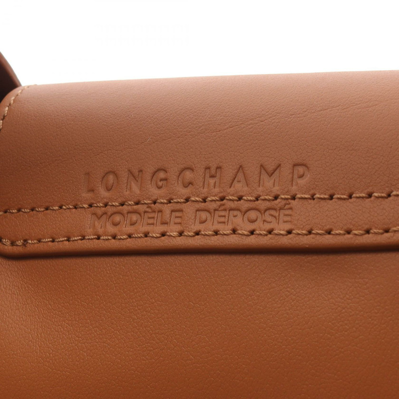 Longchamp Le Pliage Extra XS 肩背包 L1500HGVM19 皮革 棕色 全新-3