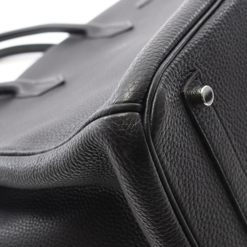 HERMES Birkin 35 手提包 Togo 皮革 黑色 二手 女士 M SHW-6