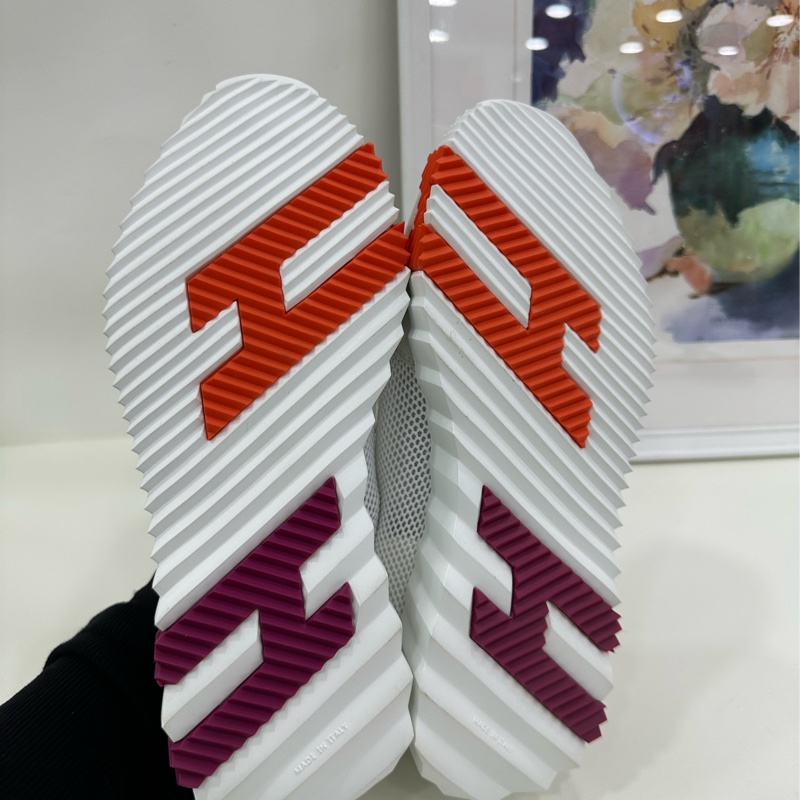 愛馬仕/hermes bouncing 白色運動鞋 閒置 37.5碼-3