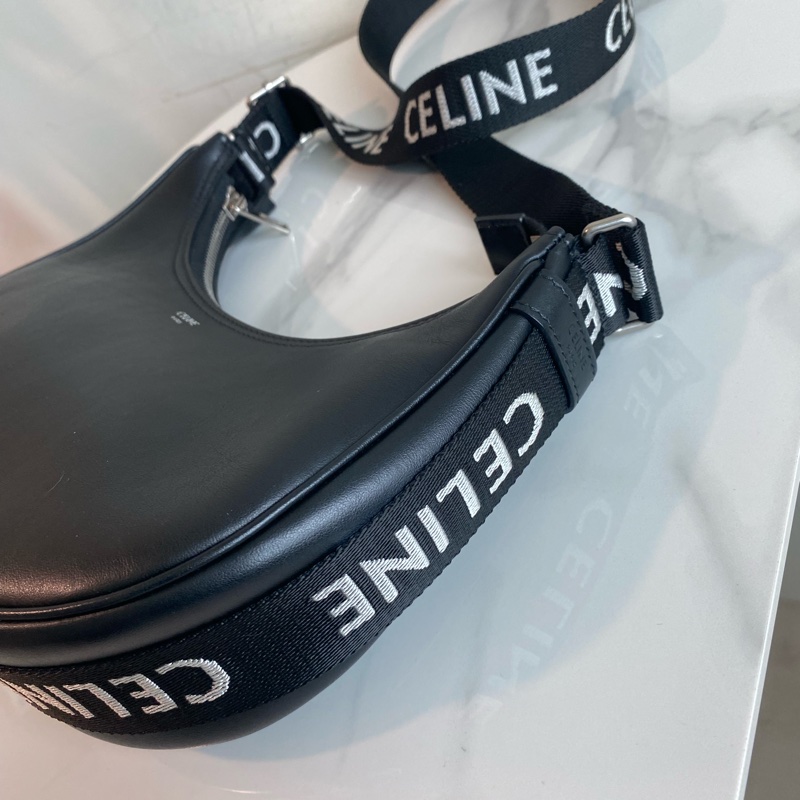 Celine 黑色Ava腋下包-11