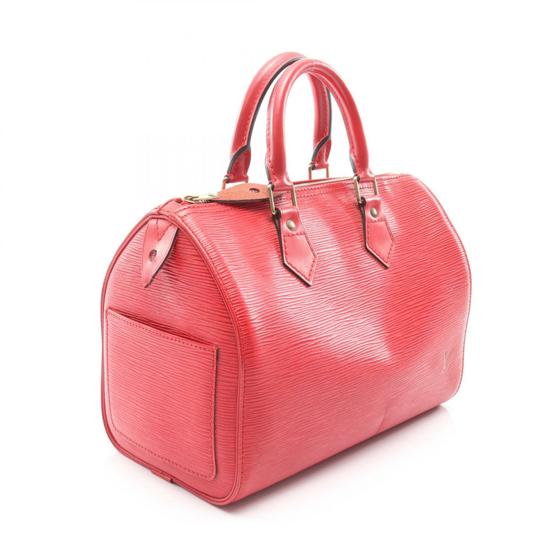 路易威登 Speedy 25 手提包 M43017 Epi 皮革 卡斯蒂利亞紅 二手 女士 LV-1