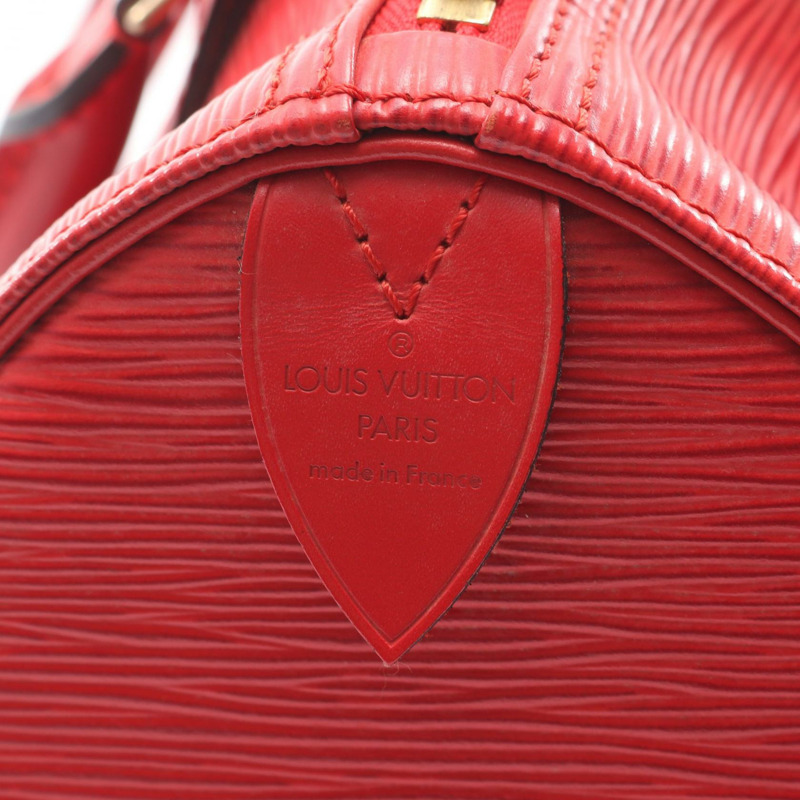 路易威登 Speedy 25 手提包 M43017 Epi 皮革 卡斯蒂利亞紅 二手 女士 LV-3