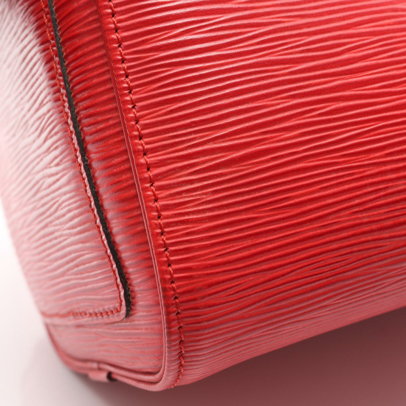 路易威登 Speedy 25 手提包 M43017 Epi 皮革 卡斯蒂利亞紅 二手 女士 LV-12