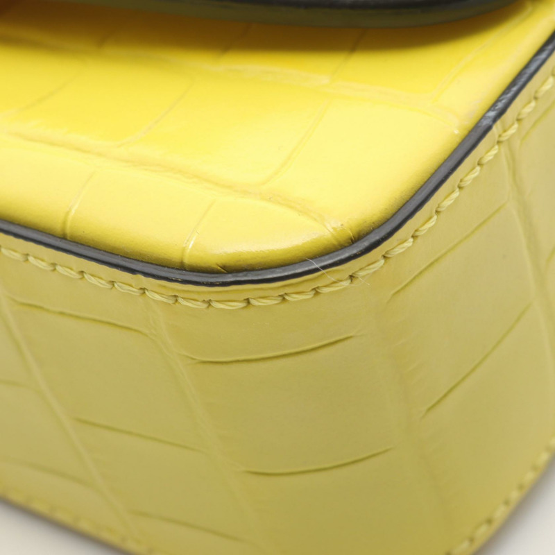 Chloe CHROE C 手提包斜背包單肩包 CHC19US193 皮革黃色二手女款-7