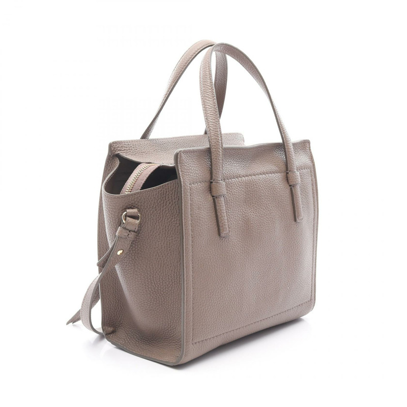 Salvatore Ferragamo Amy 肩斜背包 手提包 21F478 皮革 棕色 二手-1