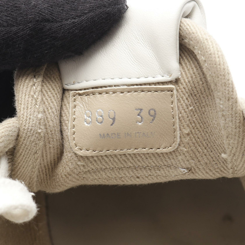 Miu Miu 標誌運動鞋，織品/橡膠材質，米白色，39碼，二手女款-5