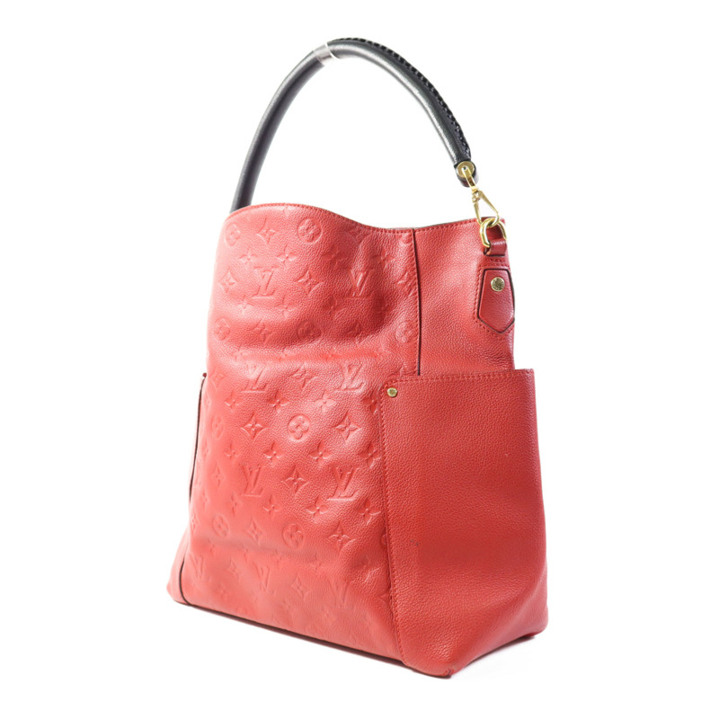 LOUIS VUITTON Monogram Empreinte Bagatelle金扣肩背袋-2