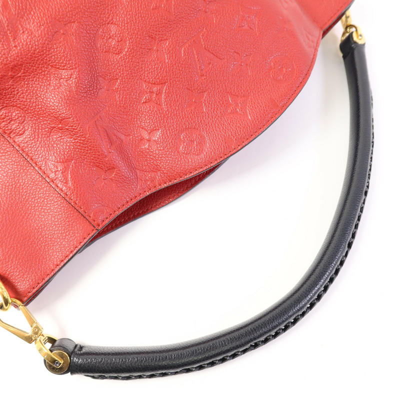 LOUIS VUITTON Monogram Empreinte Bagatelle金扣肩背袋-4