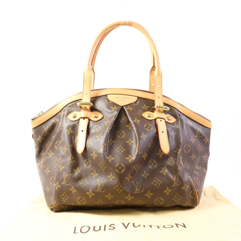LOUIS VUITTON Monogram Tivoli GM金扣肩背袋-14