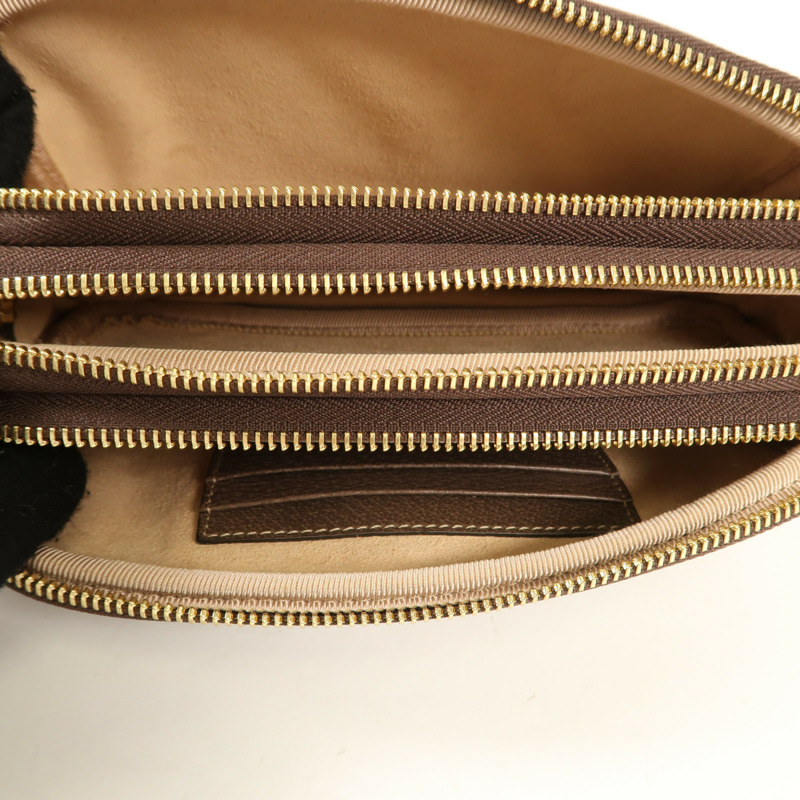 GUCCI 塗層帆布Ophdia GG Supreme金扣肩背袋-4