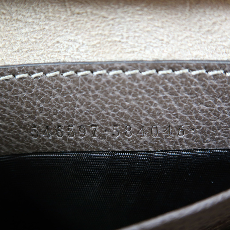 GUCCI 塗層帆布Ophdia GG Supreme金扣肩背袋-6