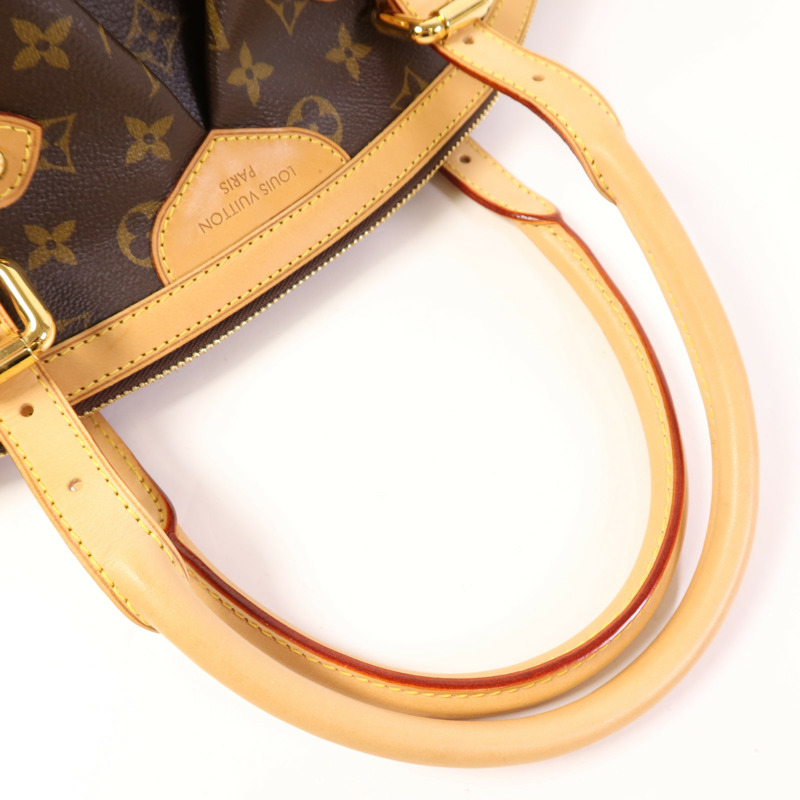 LOUIS VUITTON Monogram Tivoli GM金扣肩背袋-4