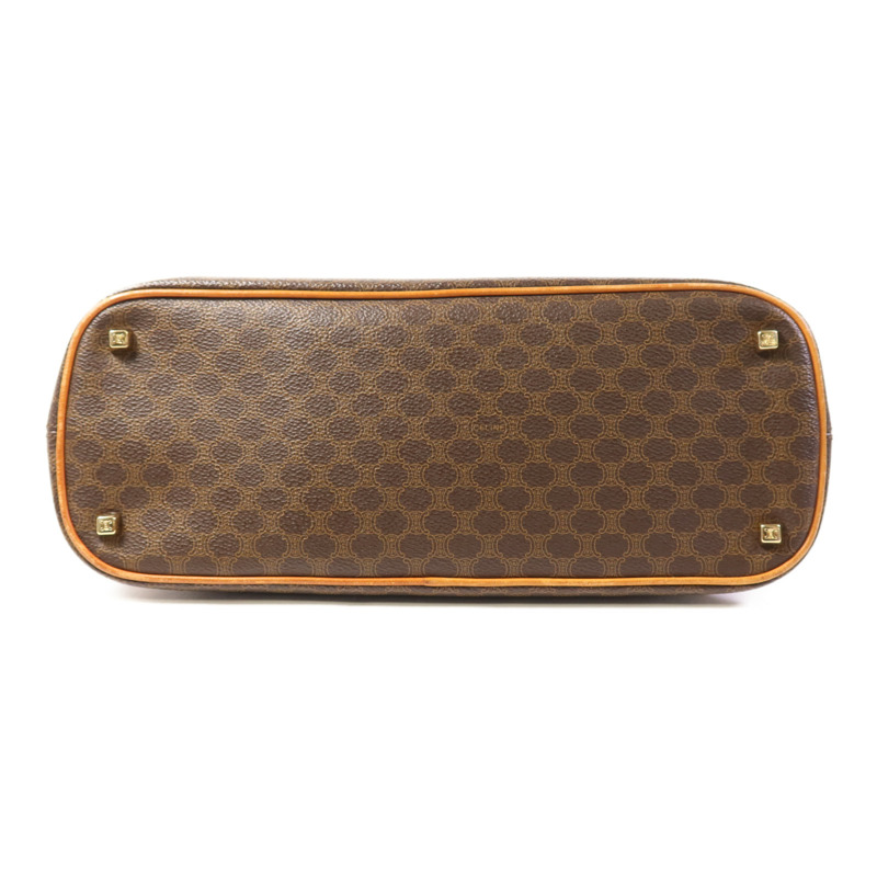 CELINE 塗層帆布Shoulder Bag金扣手挽肩背兩用袋-3