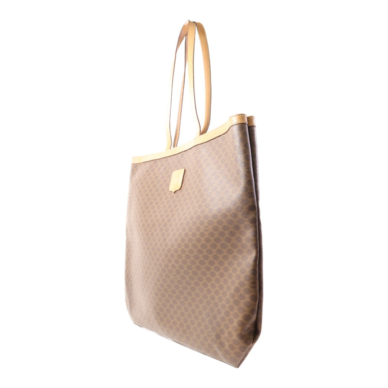 CELINE 塗層帆布Tote Bag金扣肩背袋-2