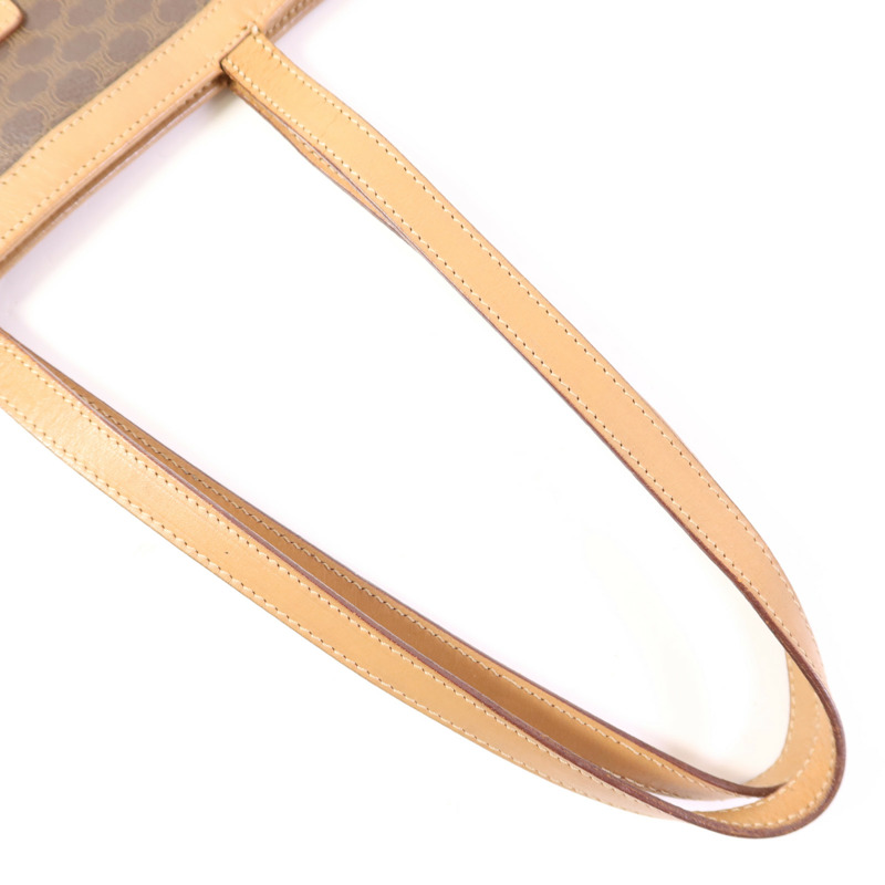 CELINE 塗層帆布Tote Bag金扣肩背袋-4