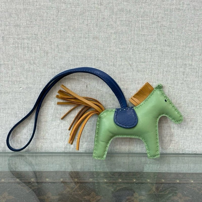 HERMES 拼色小馬掛飾 全新閒置配件盒子吊牌-2