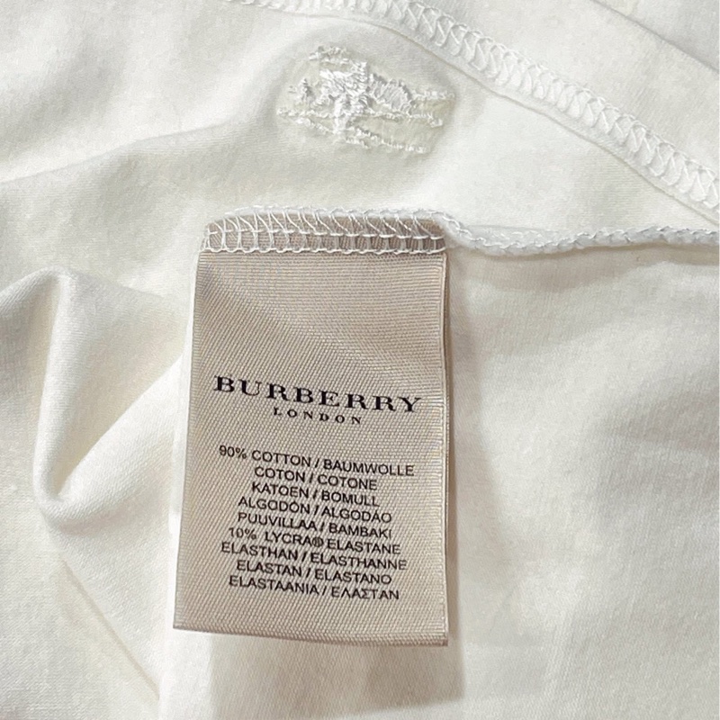 Burberry 倫敦 V領經典格紋滾邊戰馬上衣-9