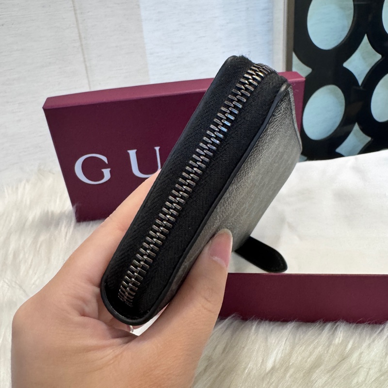 Gucci GG Emblem拉鍊長夾 新款❤️近全新-2