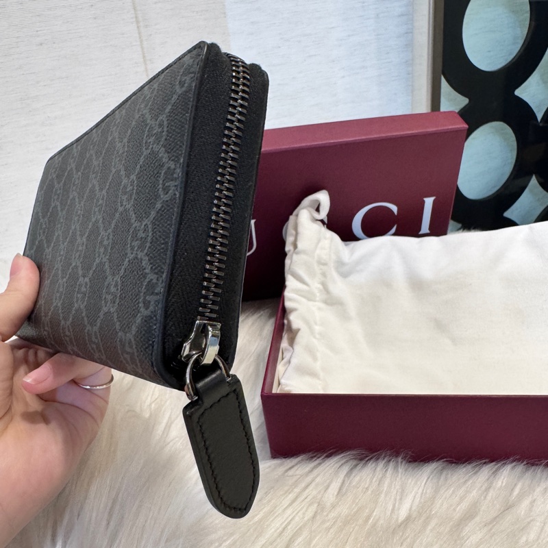 Gucci GG Emblem拉鍊長夾 新款❤️近全新-3